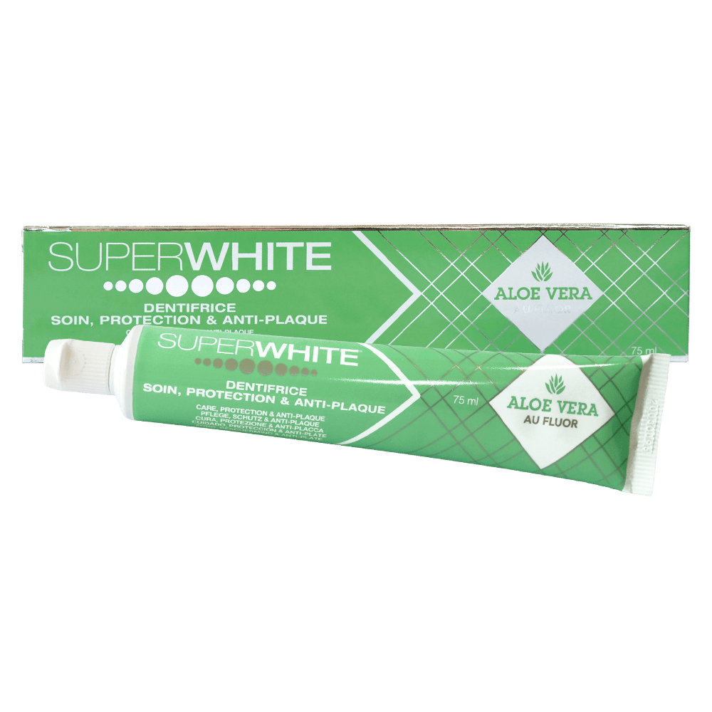 Οδόντοκρεμα με Αλόη 75ml Superwhite 